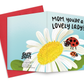 Lovely Lady Bug Mother's Day Greeting Card