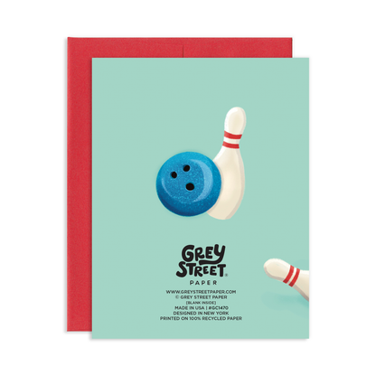 Incredible Dad Bowling Greeting Card