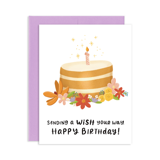 Sending Birthday Wishes Birthday Greeting Card