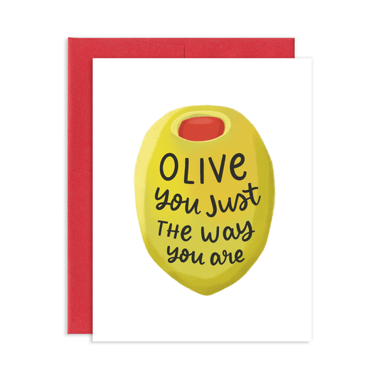 Olive You Love Greeting Card