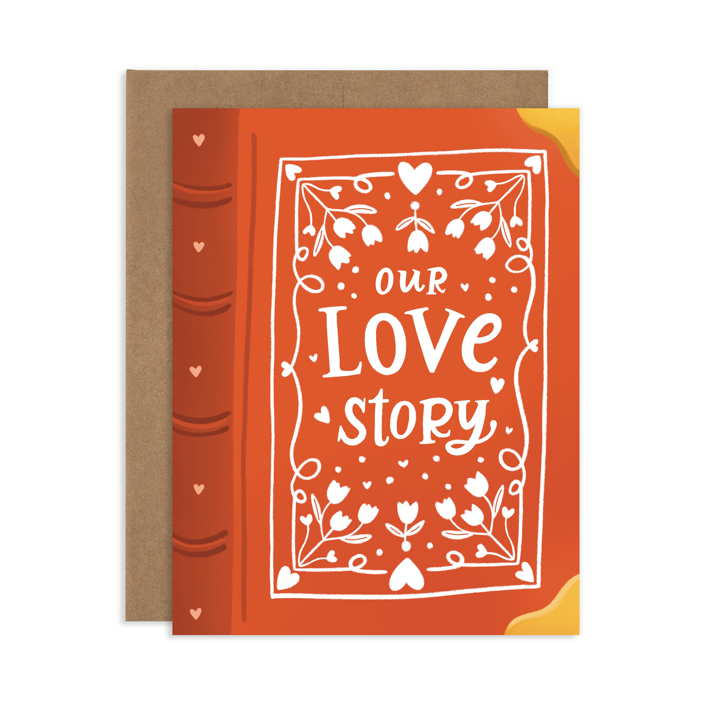 Our Love Story Book Anniversary Greeting Card