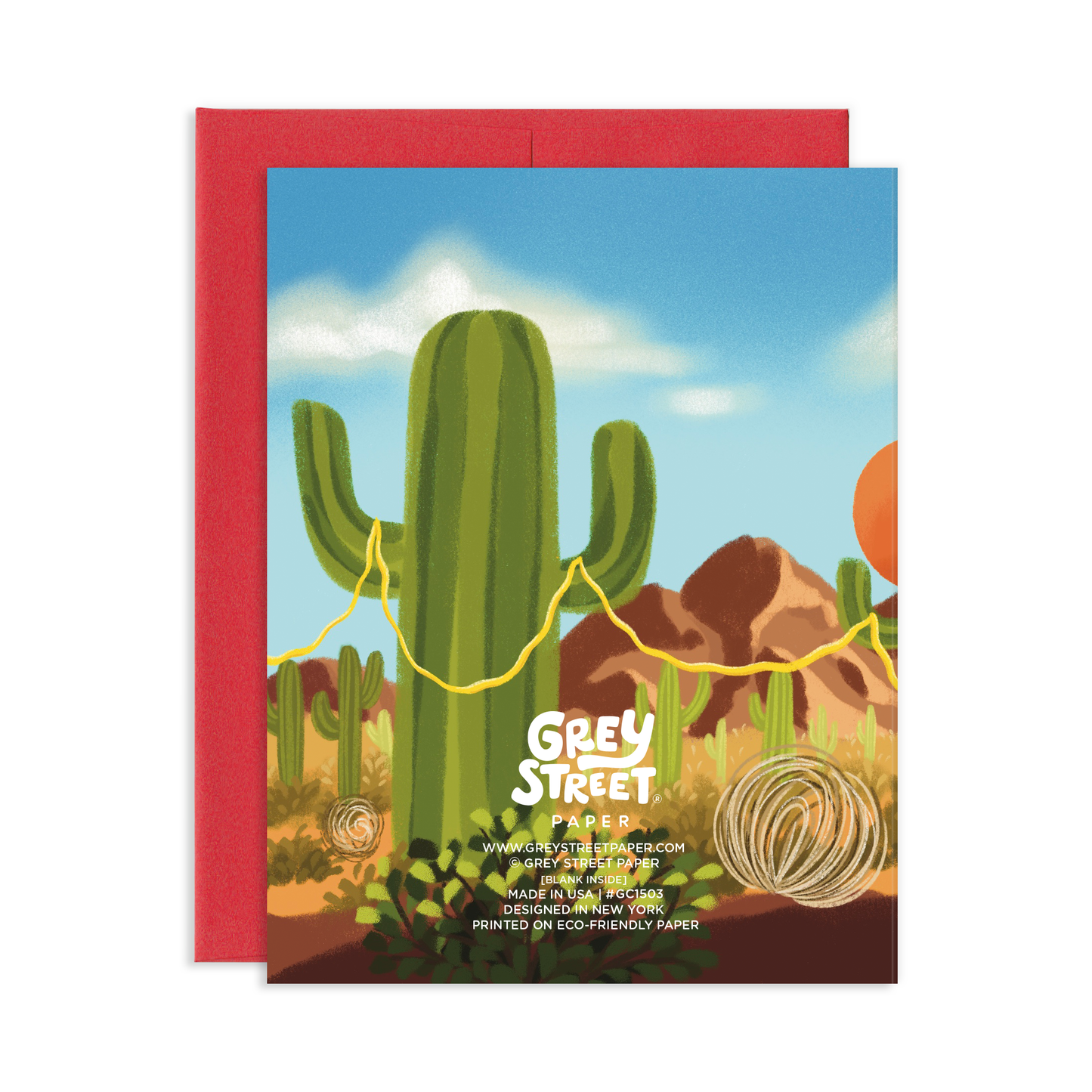 Rootin Tootin Western Cat Birthday Greeting Card