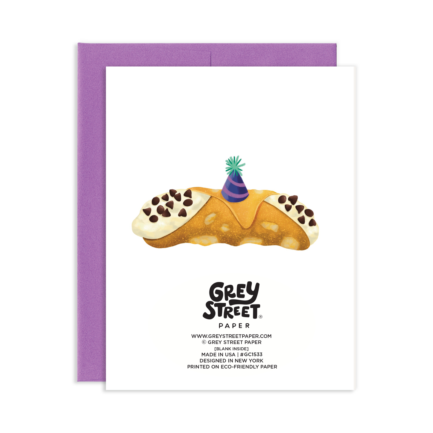 Birthday Filled With Sweetness Cannoli Birthday Greeting Card