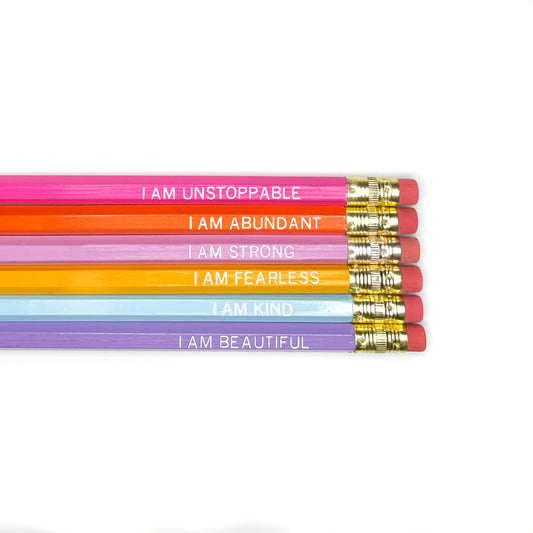 Positive Affirmations Pencil Set
