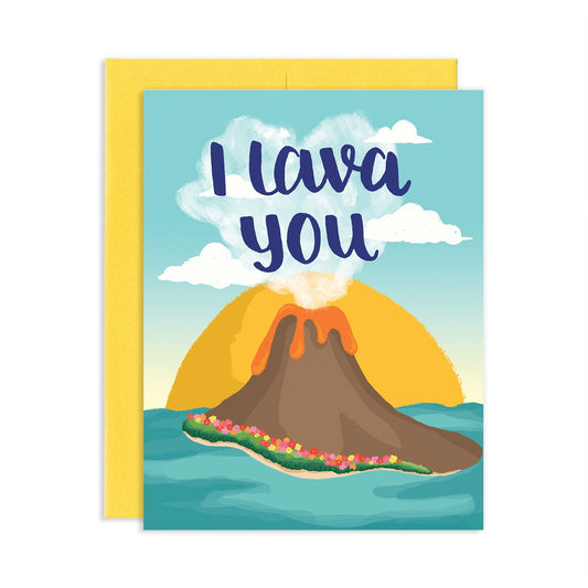 Lava You Greeting Card | Old Logo