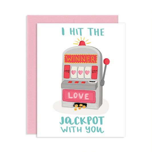 Jackpot Love Greeting Card | Old Logo