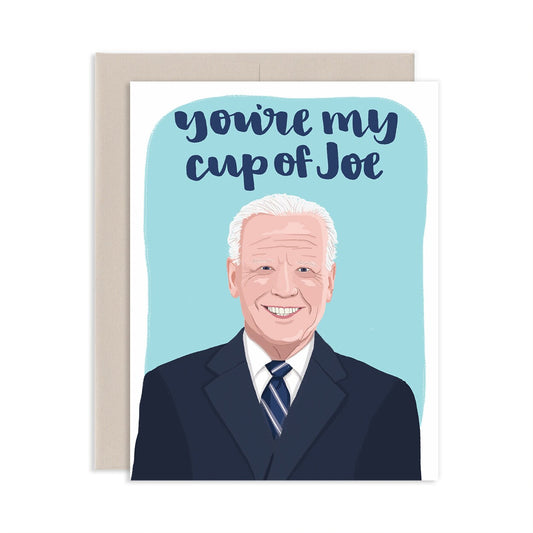 Cup Of Joe Greeting Card | Old Logo