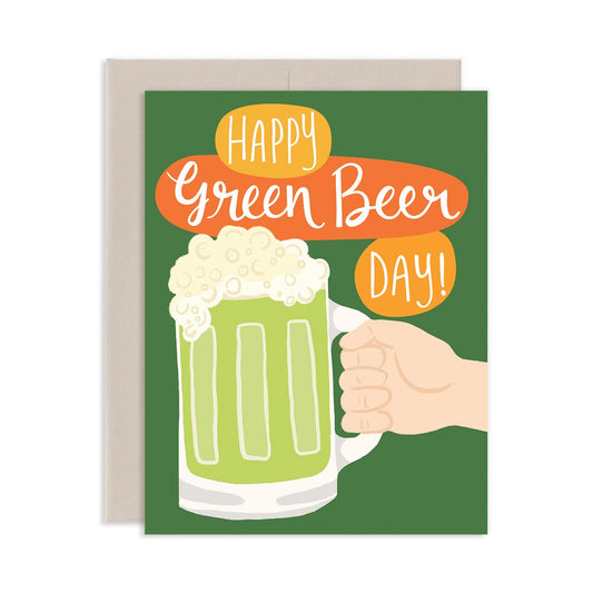 Green Beer St. Patrick's Day Greeting Card | Old Logo