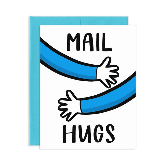 Mail Hugs Greeting Card | Old Logo