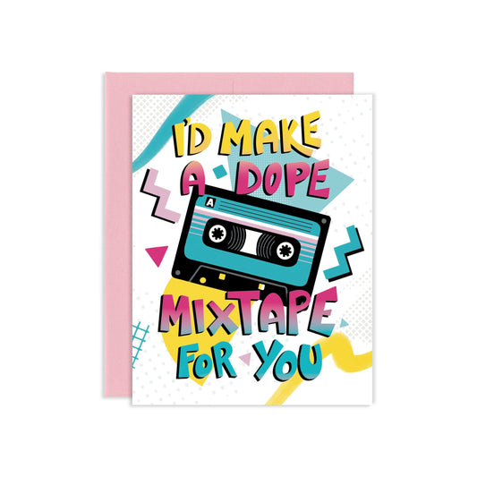 Dope Mixtape Greeting Card | Old Logo