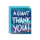 Giant Thank You Greeting Card | Old Logo
