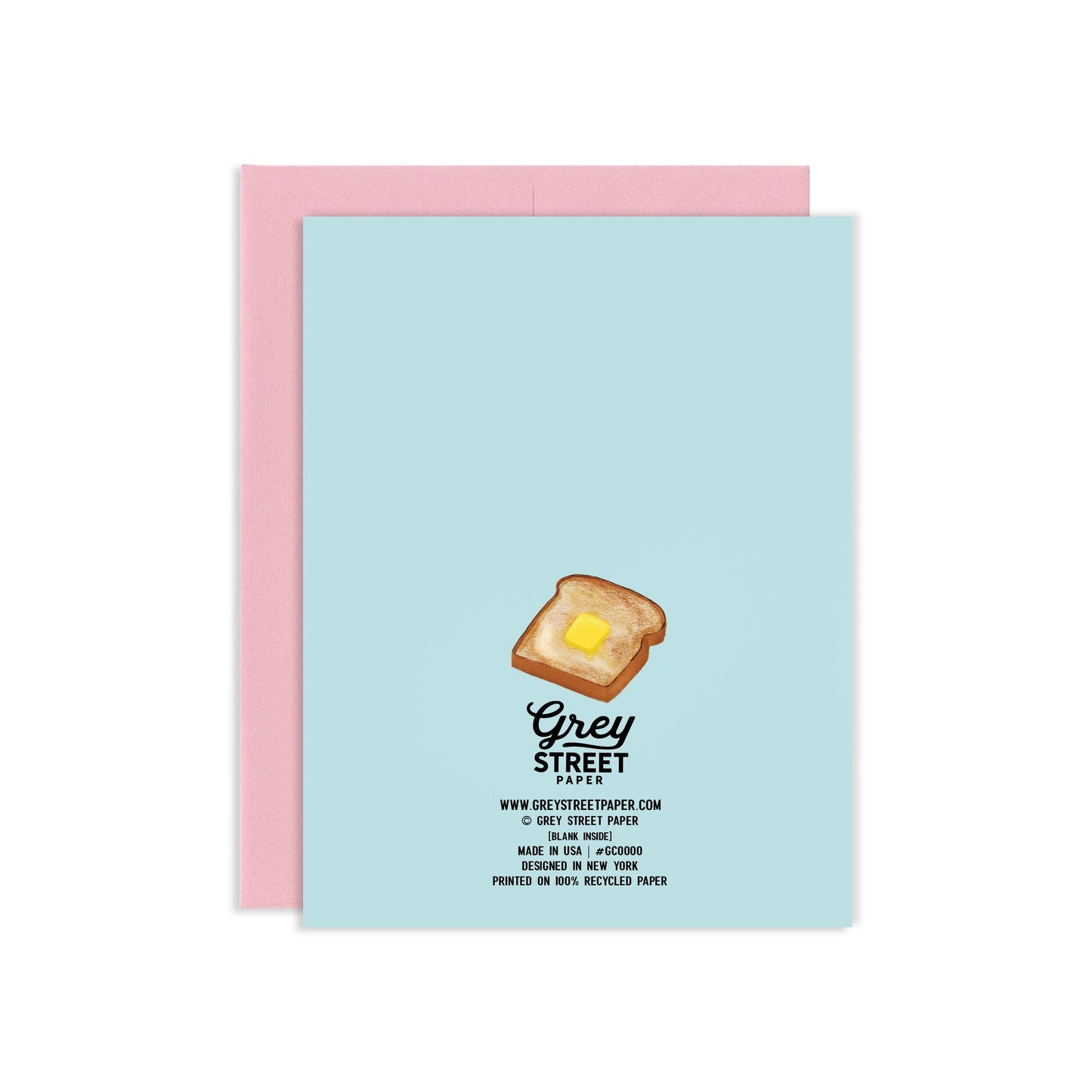 Butter To My Toast Greeting Card | Old Logo