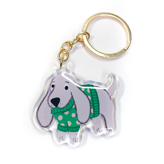 Dog Sweater Keychain
