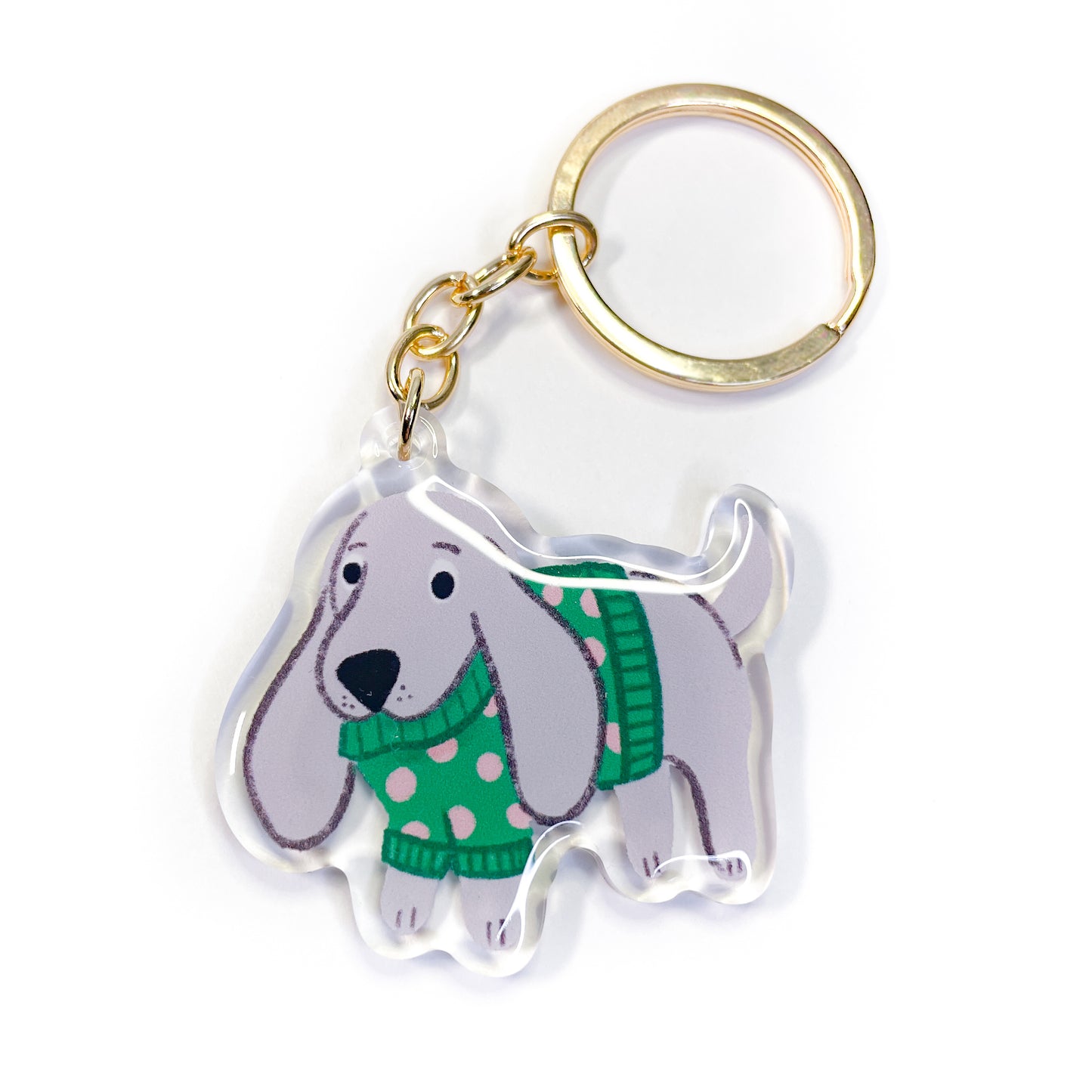 Dog Sweater Keychain