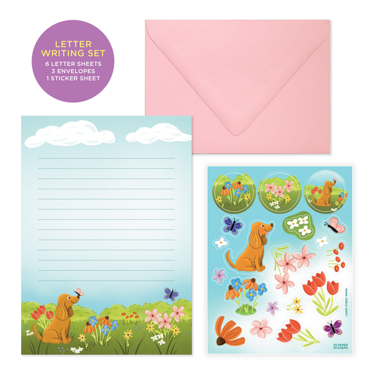 Garden Dog Letter Writing Set