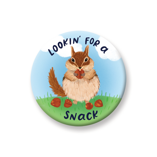 Snack Chipmunk Magnet