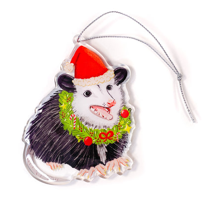 Ultimate Opossum Holiday Ornament 2 Card Set