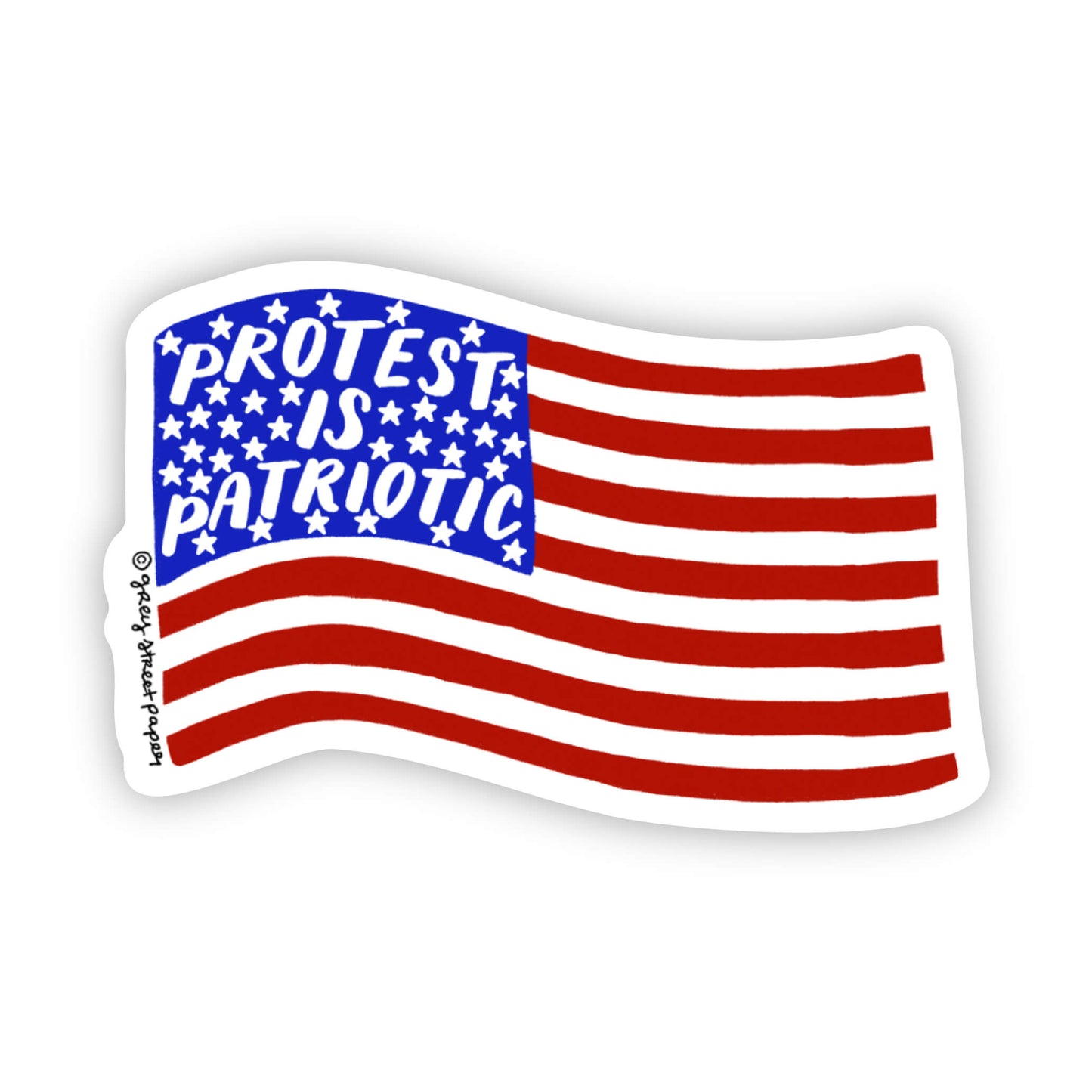 Protest is Patriotic Vinyl Sticker