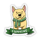 Magical Cunning French Bulldog Dog Vinyl Sticker