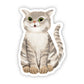 Smiling Cat Sticker