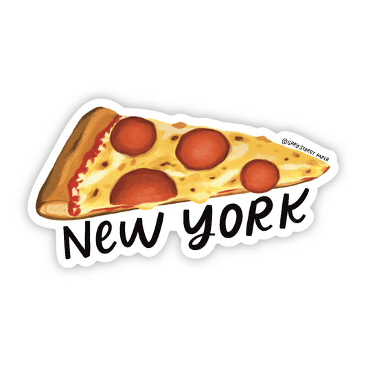 New York Pepperoni Pizza Slice Sticker