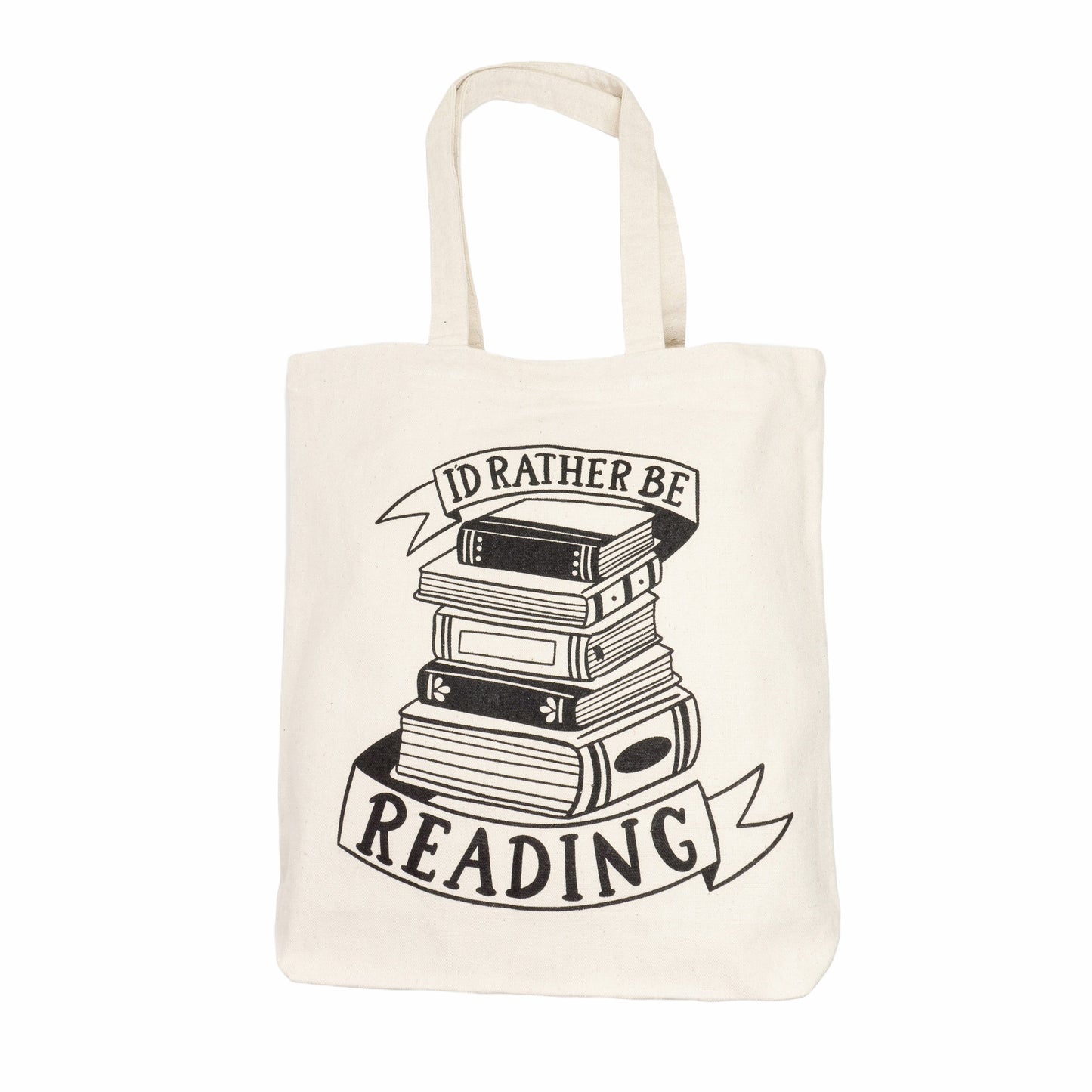 I'd Rather Be Reading Books Canvas Tote Bag