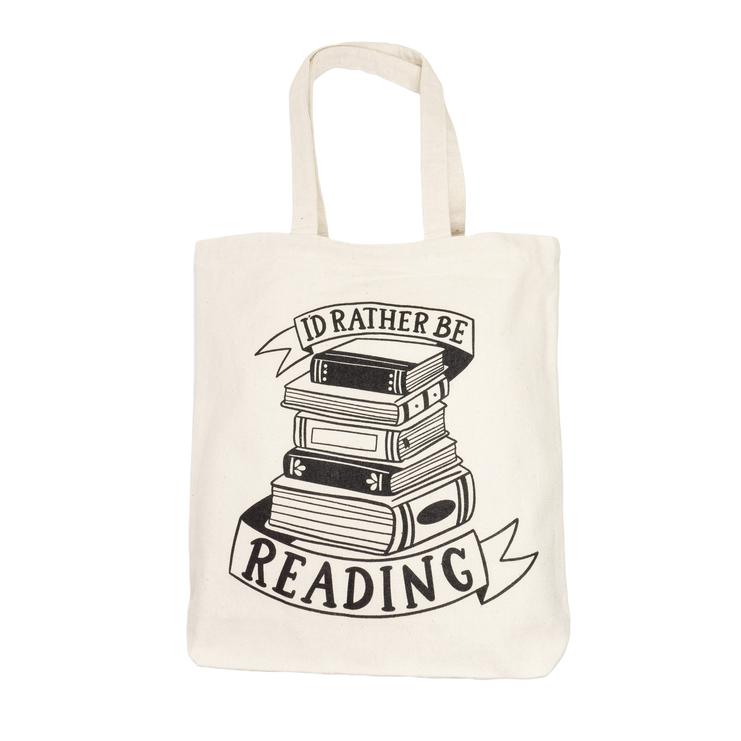 I'd Rather Be Reading Books Canvas Tote Bag