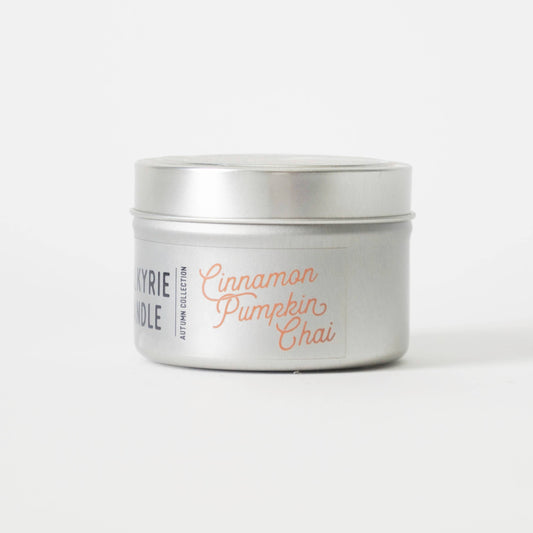 Cinnamon Pumpkin Chai Candle Tin