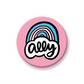 Trans Ally Pin-Back Button