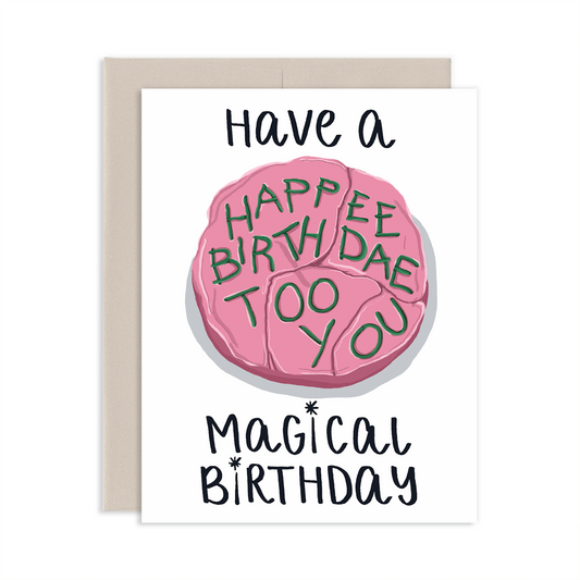 Magical Birthday Cake Greeting Card