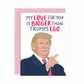 Trump Birthday Wishes Greeting Card