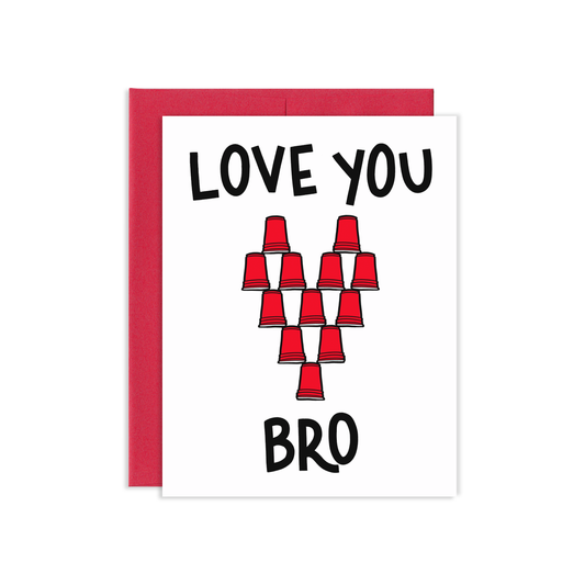 Love You Bro Greeting Card | Old Logo