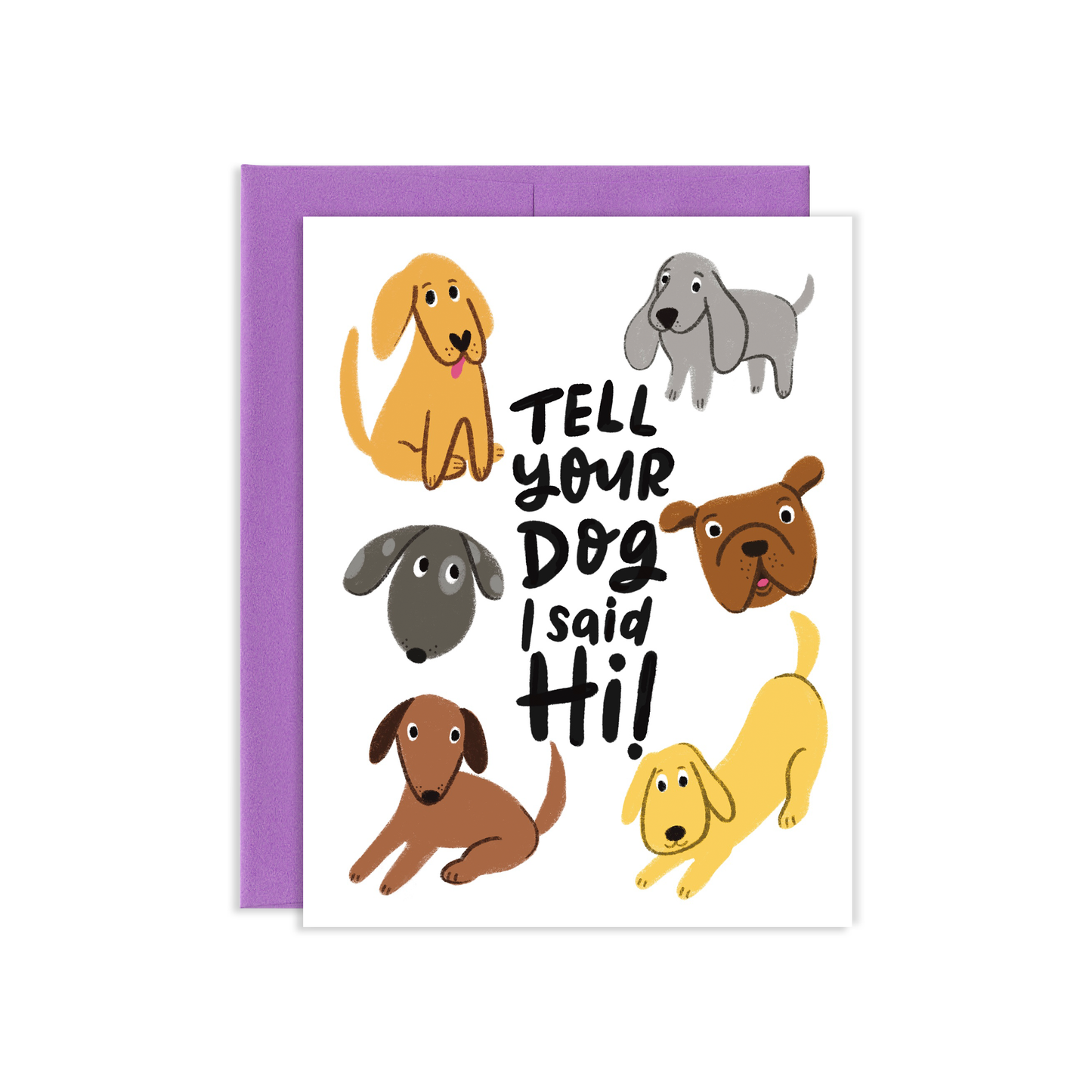 Cats & Dogs Greeting Card + Pen Bundle