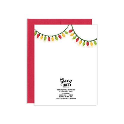 Christmas Opossum Greeting Card