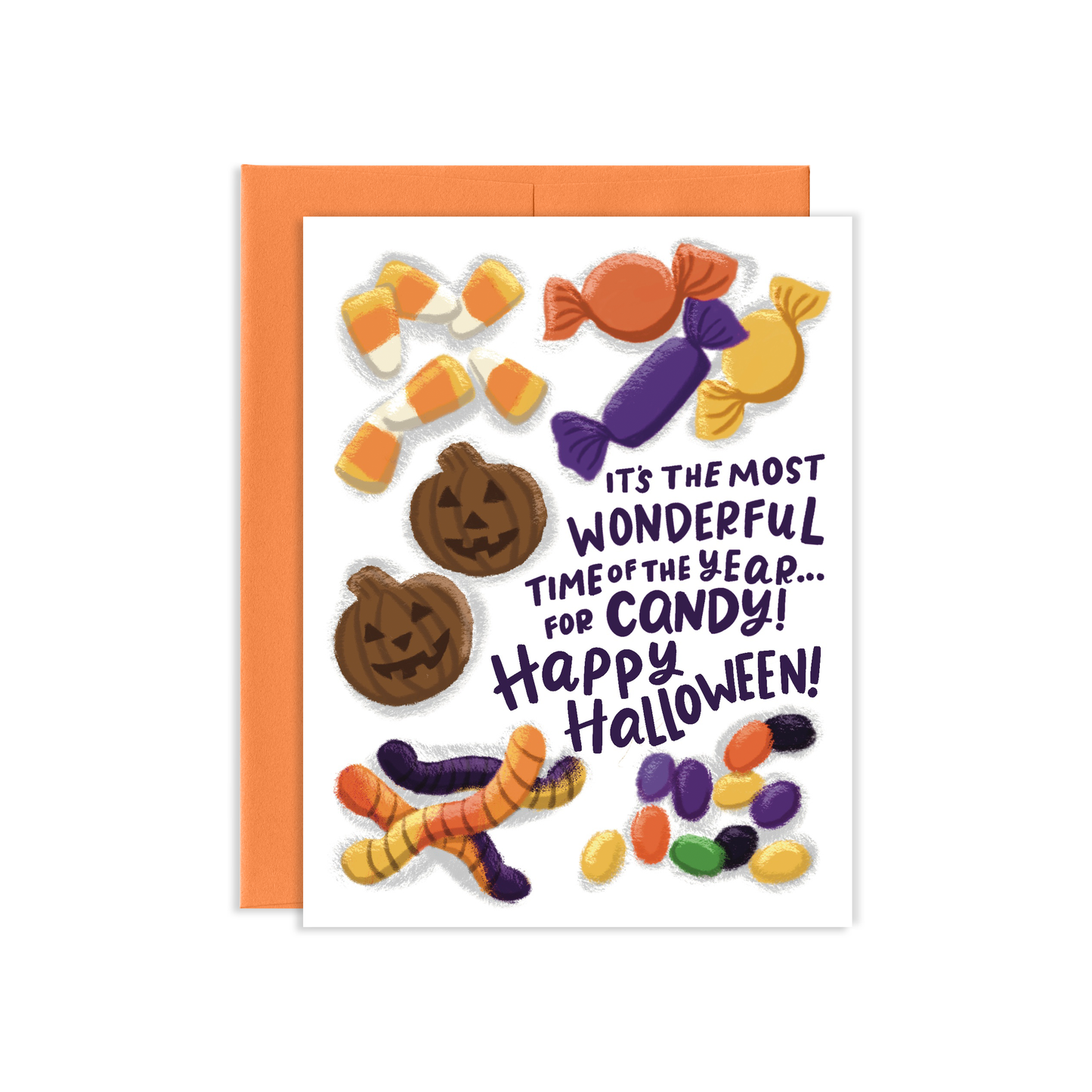 Candy Halloween Greeting Card