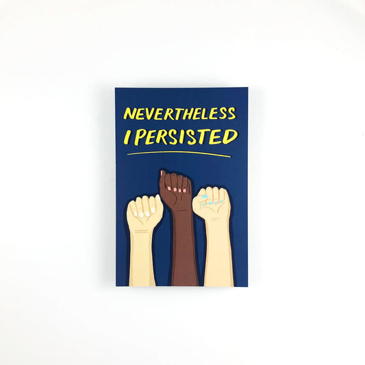 Nevertheless I Persisted Protest Postcard