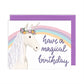 Magical Birthday Unicorn Greeting Card