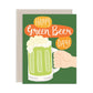 Green Beer St. Patrick's Day Greeting Card