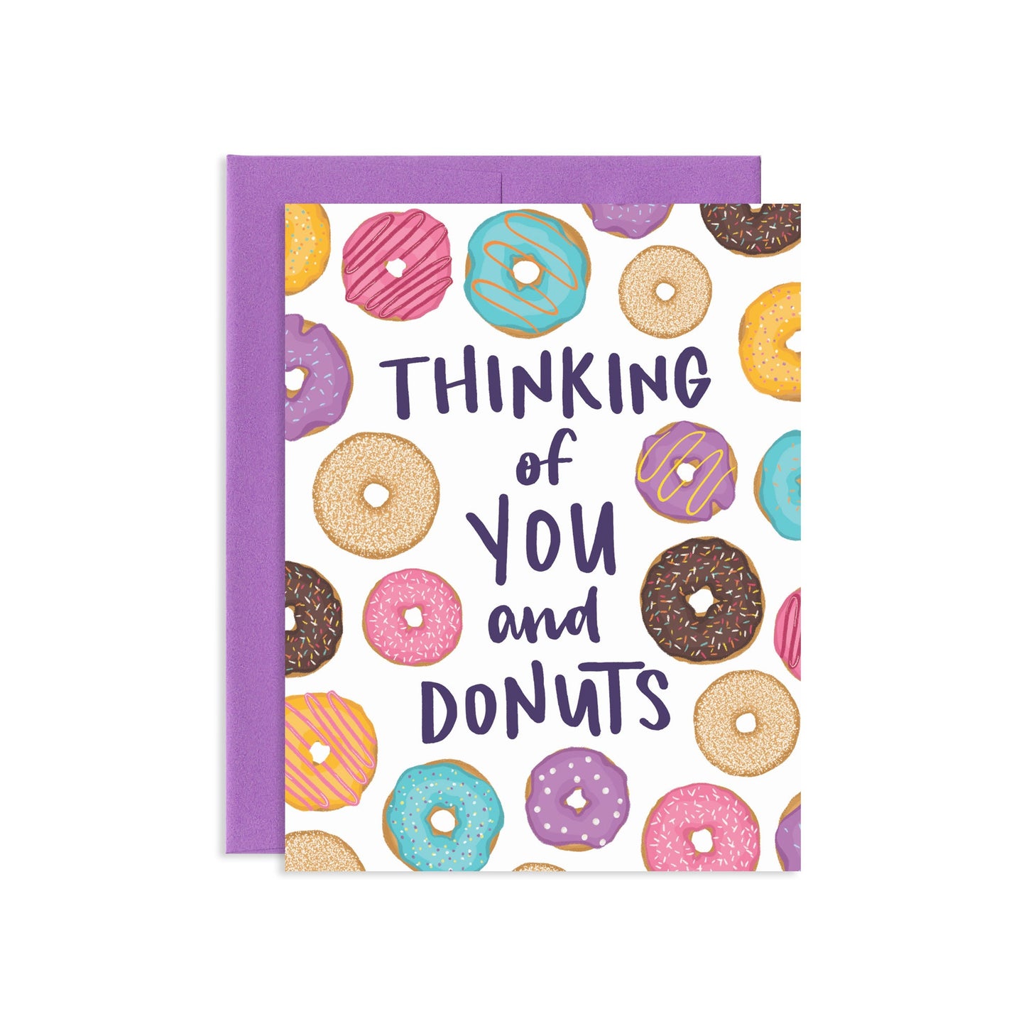 Thinking Of Donuts Greeting Card