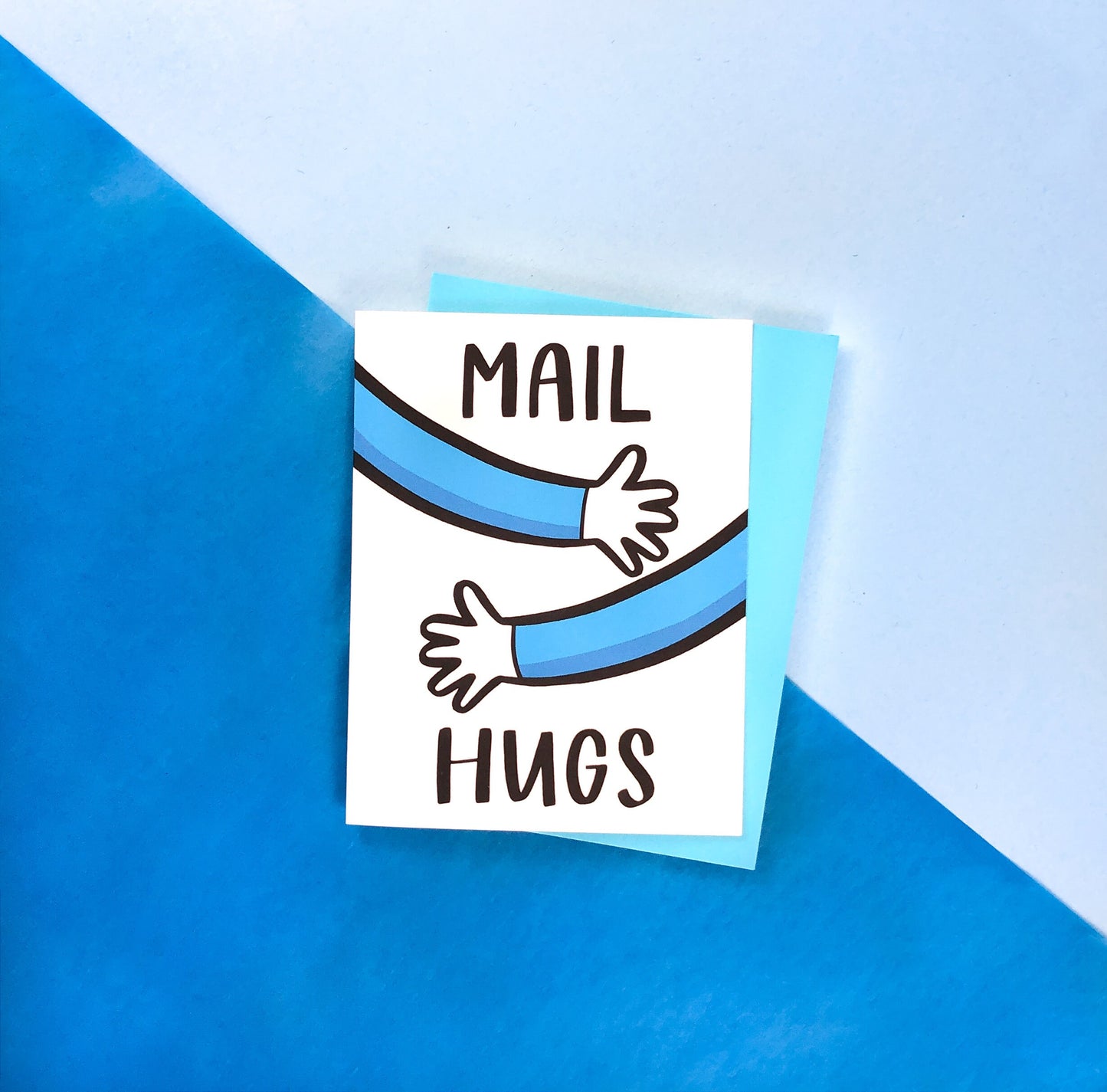 Mail Hugs Greeting Card