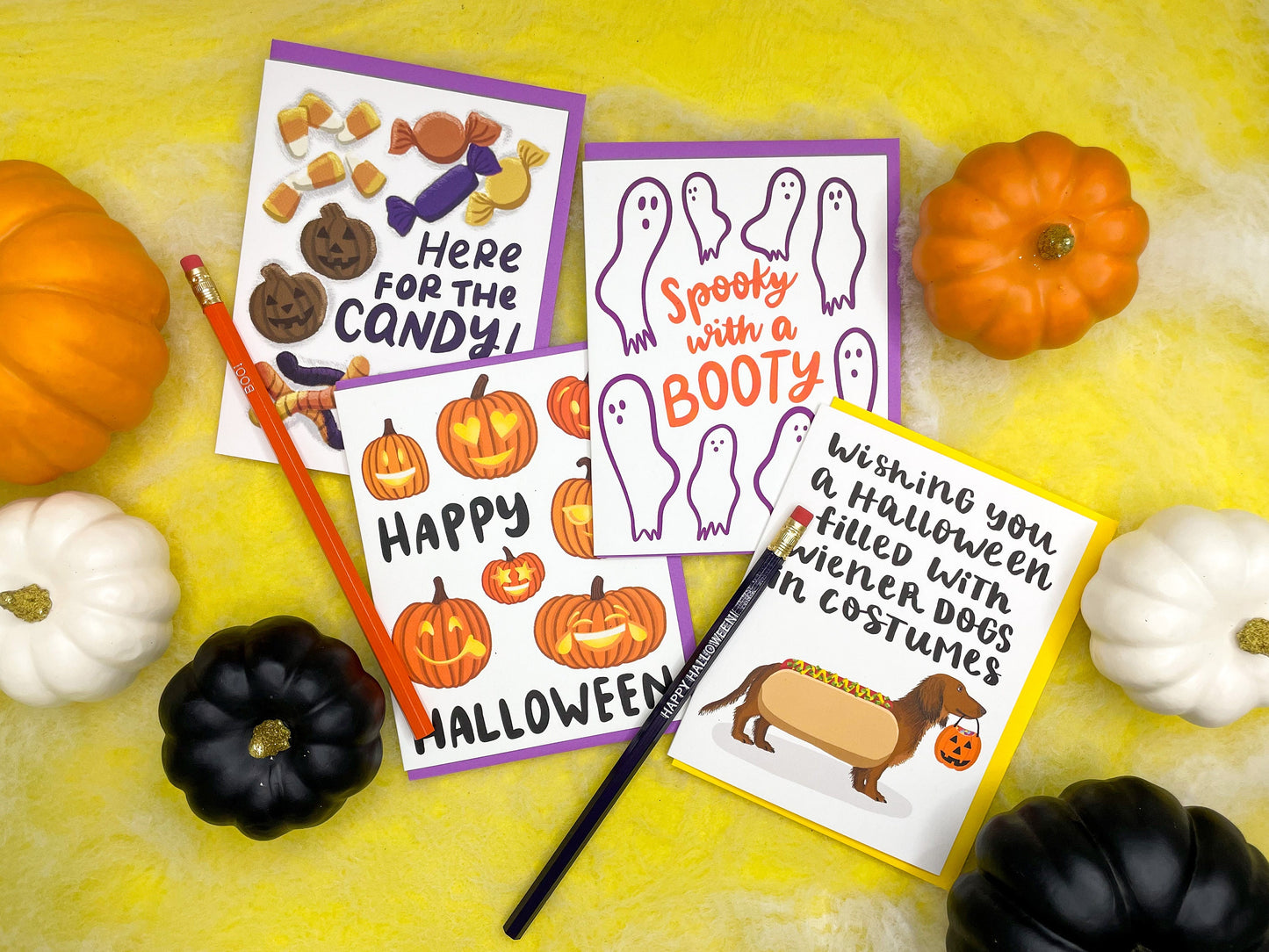 Halloween Candy Greeting Card