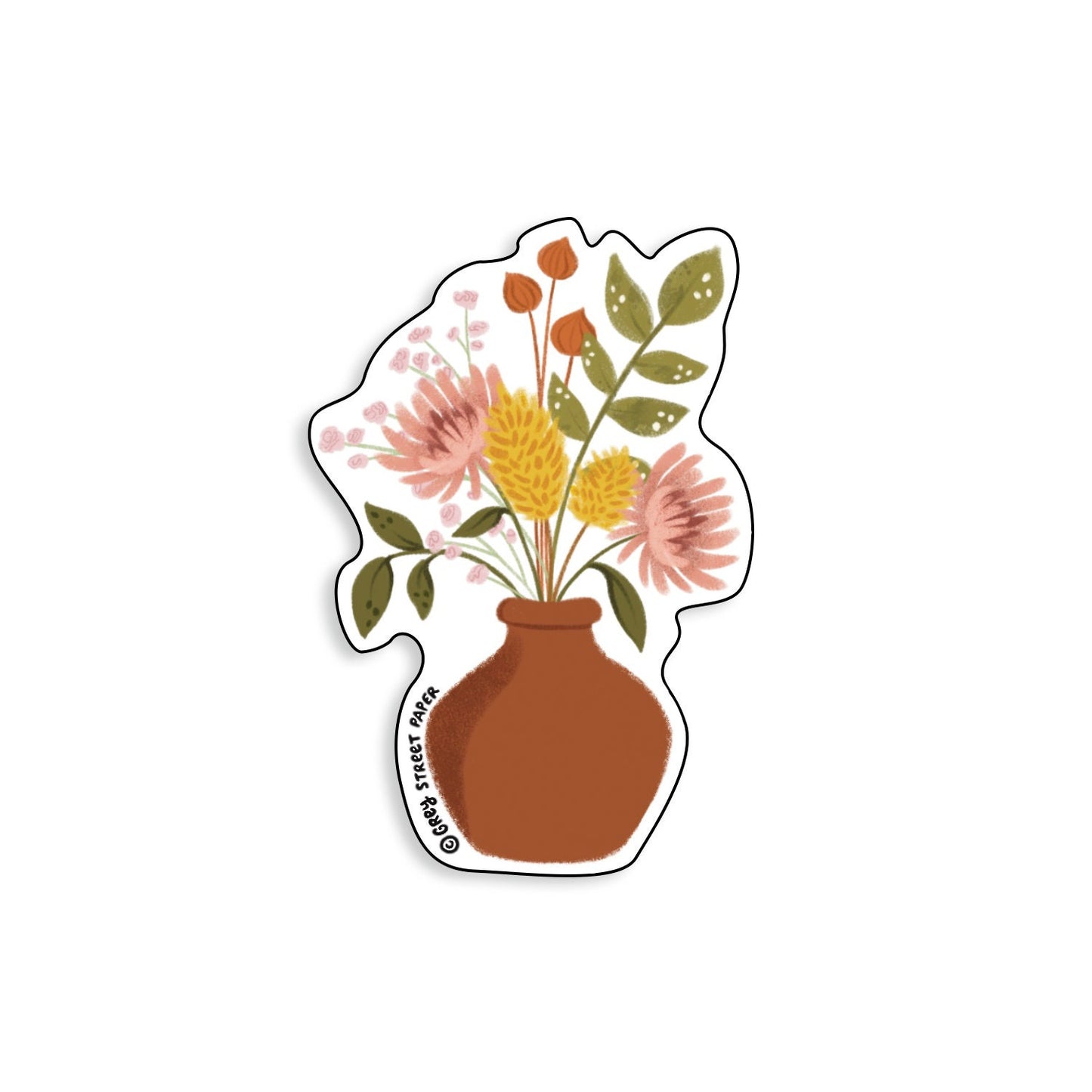Flower Vase Sticker