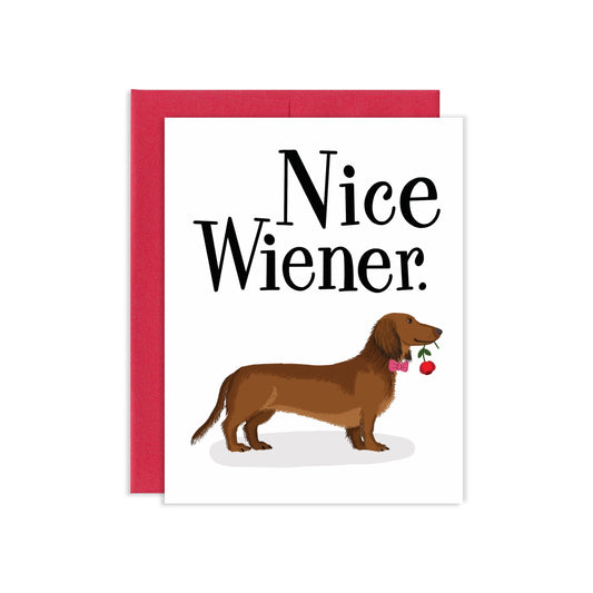 Nice Wiener Greeting Card