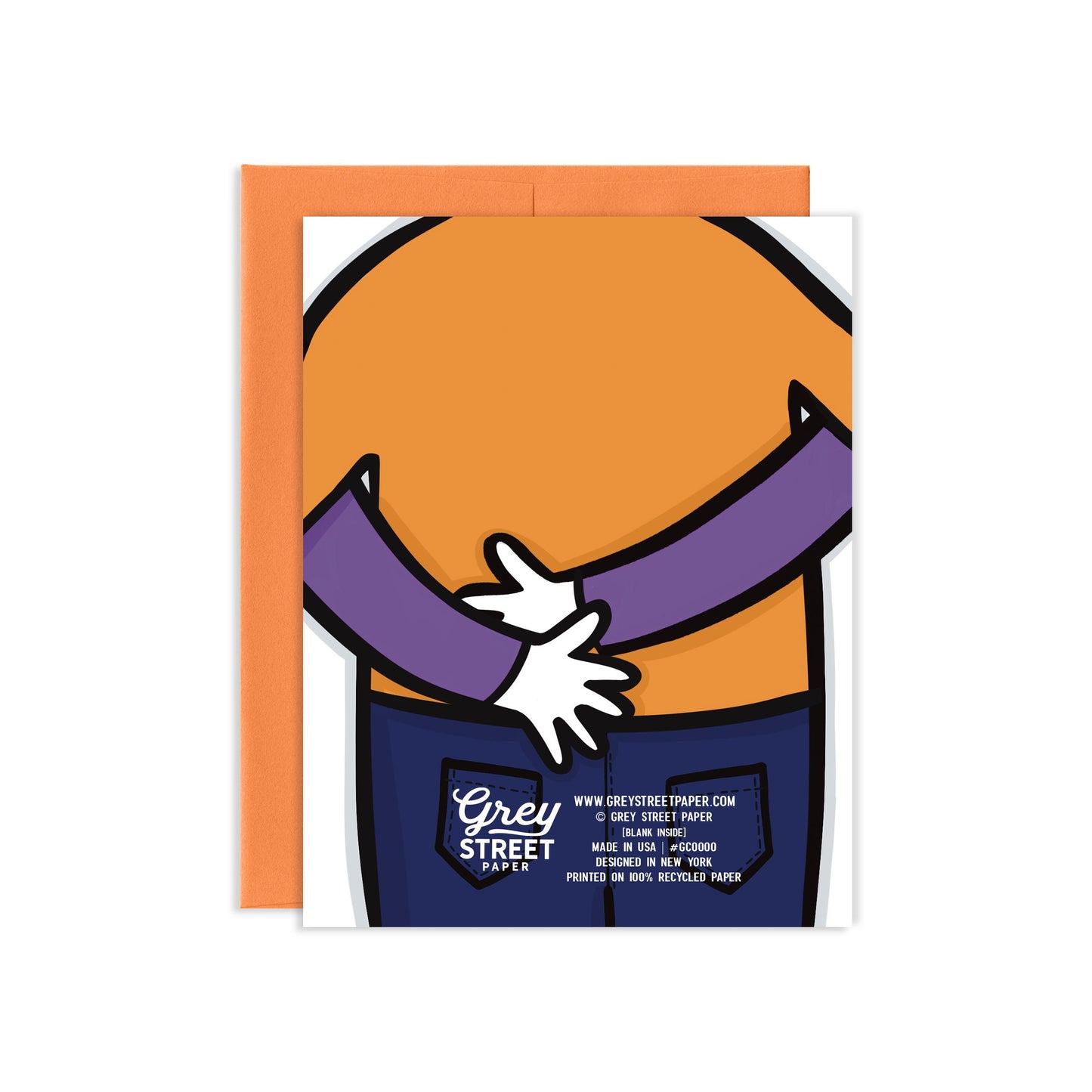 Don't Like Hugs Greeting Card