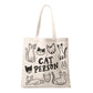 Cat Person Tote Bag